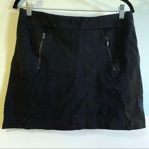 Ann Taylor Zipper Mini Skirt